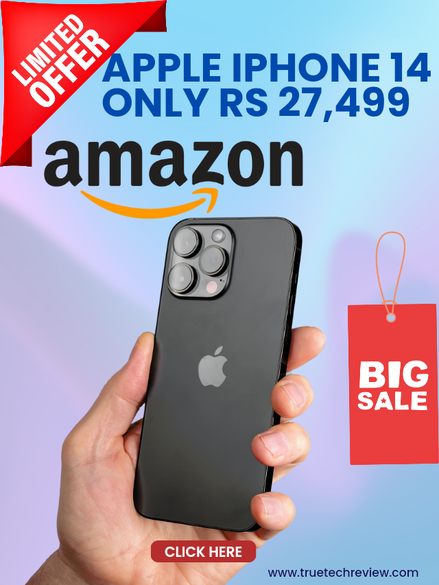 Save Big: Apple iPhone 14 Only Rs 27,499 on Amazon – Limited Stock!